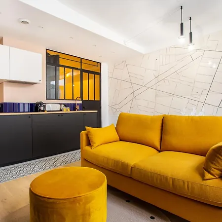 Appartement Chic - 1br-4p - Center Of Parijs